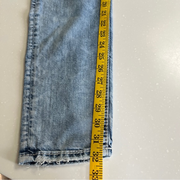 Silver Boyfriend Jeans, Classic Stretch, W25 L29 (measures 32" inseam) - Picture 10 of 13